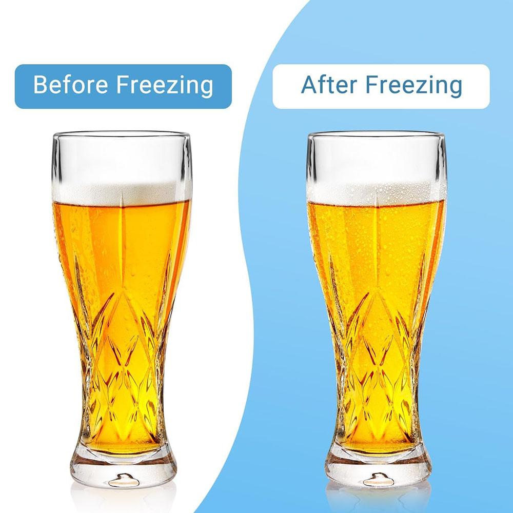 330ml/500ml High-end Craft Beer Glass Creative Carved Beer Glass Cold Drink Cup Household Large Capacity Water Cup Bar Glassware