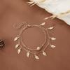 Simple And Versatile Pearl Feather Anklet, Summer Beach Collection Footwear