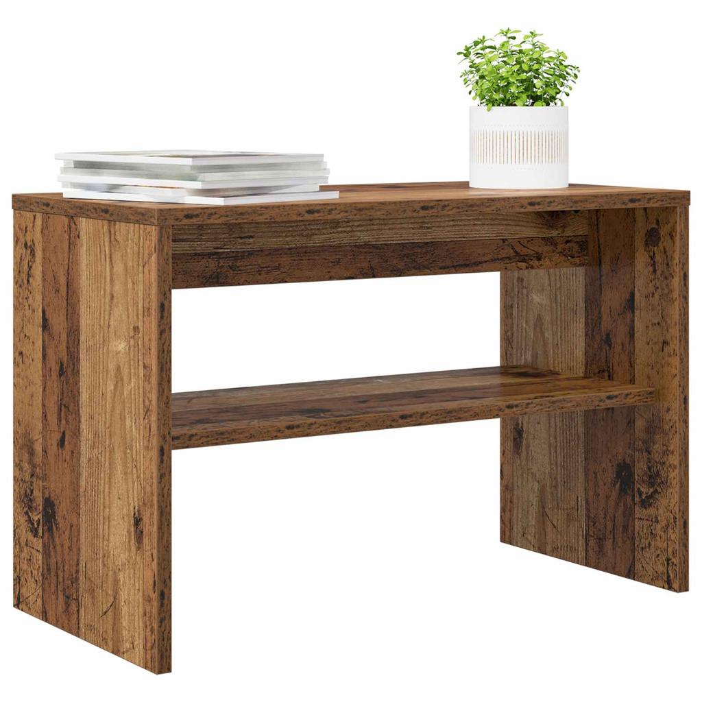 TV Stand 60 x 30 x 40 cm Reclaimed Wood Effect Particleboard