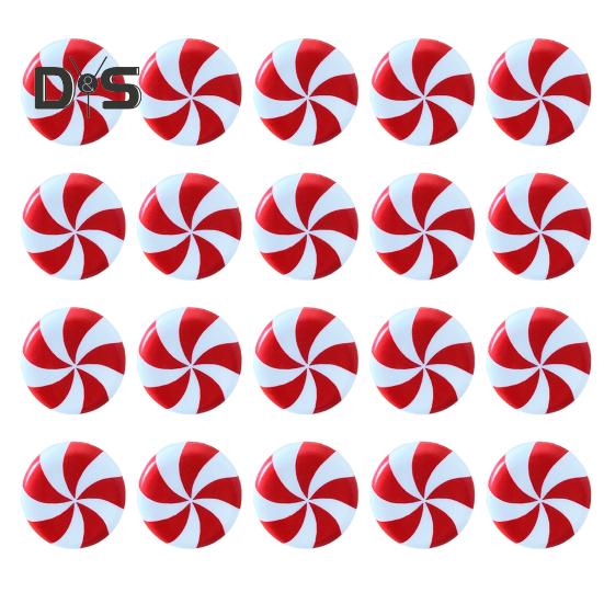 

20 шт., ручка для двери шкафа в виде тыквы на Хэллоуин, рождественская мятная конфета, ящик для шкафа, комода, ручка для двери шкафа, праздничное украшение красный