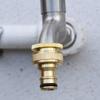 Brass Garden Hose Quick Connector Water Pipe Tap Adaptor Fitting for 1/2"3/4"3/8"1/4" Irrigation Tube Water Stop Repair Joints