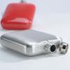 304 Stainless Steel 6oz Wine Flagon with Funnel Unbreakable Pocket Hip Flask Rectangular Fall-resistant Whiskey Pot Camping