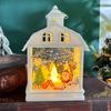 Hanging Lantern Snow Globe Lantern Glow Candles Light Christmas Wind  Lantern  Small Pendant