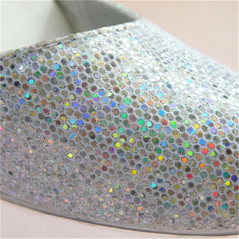 New flash particles Internet celebrity word with transparent high heel sandals stiletto crystal heel sandals 2025 summer