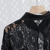 Elegant Summer Lace Sun Protection Shawl & Camisole Dress with Retro Silver Buckle – Fashionable Women's Outfit
