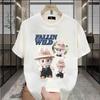 Fun Cartoon Labubu Loose Short-sleeved T-shirt Round Neck Top Unisex