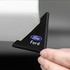 2PCS Silicone Car Badge Door Corner Cover Bumper Crash Scratch Protector For Ford CMax Fusion Escort Explorer Kuga Mustang ST RS