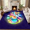 Adventure Time Carpet Door Mat for Living Room or Bedroom Protective Mat Under Chair Office Decoration Christmas Gift Birthday Present