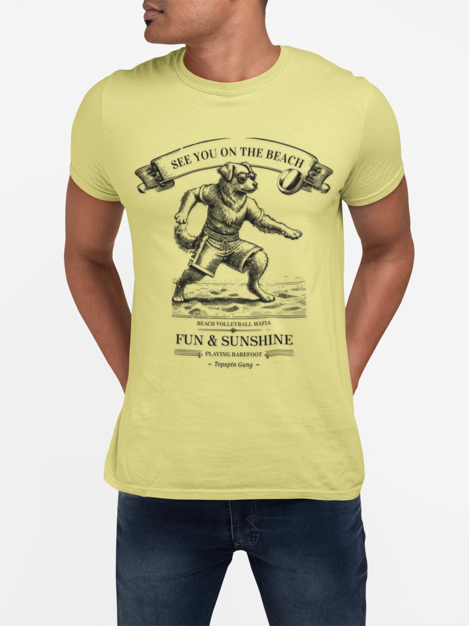 See You on the Beach Beach Volleyball Dog T-Shirt 4XL