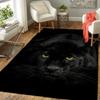 Panther Carpet Black Leopard Rug for Living Room Large Area Rug Animal Lion Tiger Doormat for Bedroom Home Decoration Tribal Rug