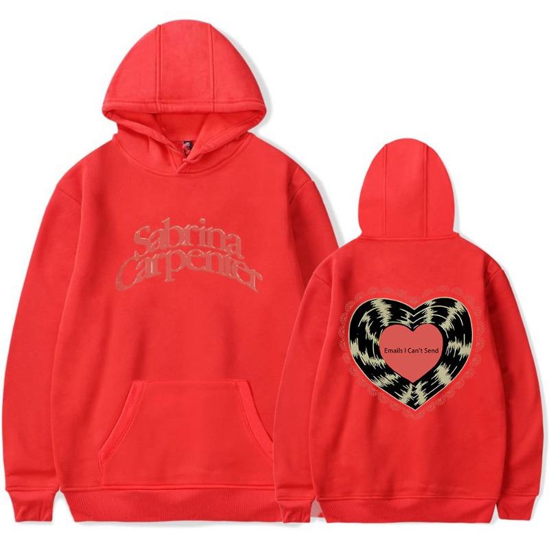 Sabrina Carpenter Logo Hoodies Men's Hoodie Vintage Unisex Pullover Men Vintage Graphic Hoody Tops Oversize Clothing