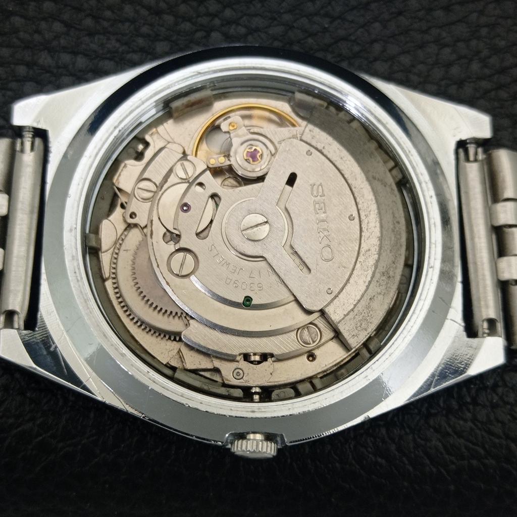 VINTAGE SEIKO 5 AUTOMATIC REFURBISHED JAPAN MENS ROMAN FIGURE WATCH a442634-1