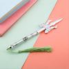 10pcs Creative Sword Neutral Pen Long Sword tassel Black Weapon Water Pen Trident shape neutral pen Office stationery neutral pen Signature