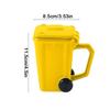 Ceramic Trash Can Shaped Mug with Lid Recycling Bin Coffee Cup Ceramic Funny Mug Gift for Friends