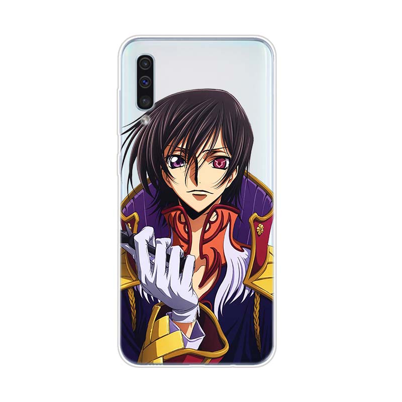Anime Code Geass Lelouch For Samsung Galaxy A90 A80 A70 A60 A50 A40 A30 A20S A20E A10 A10E A10S S8 S7 S6 Edge Phone Case