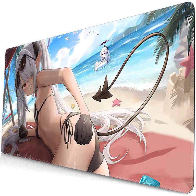 Non-Slip PC B_Blue A_Archive Cool Girl Mouse Pad Colors Mat Hina ACG Gaming Anime Esports Mouse Pad Keyboard Desktop Mat