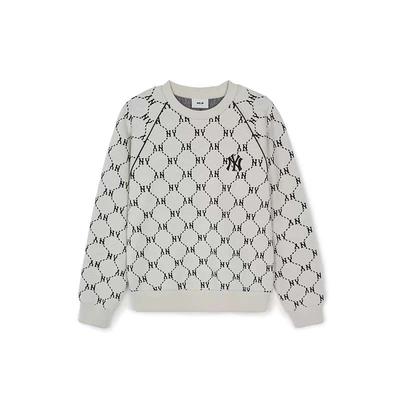 MLB New York Yankees Sweatshirt Unisex Dunkelcreme 3AMTM0144-50CRD