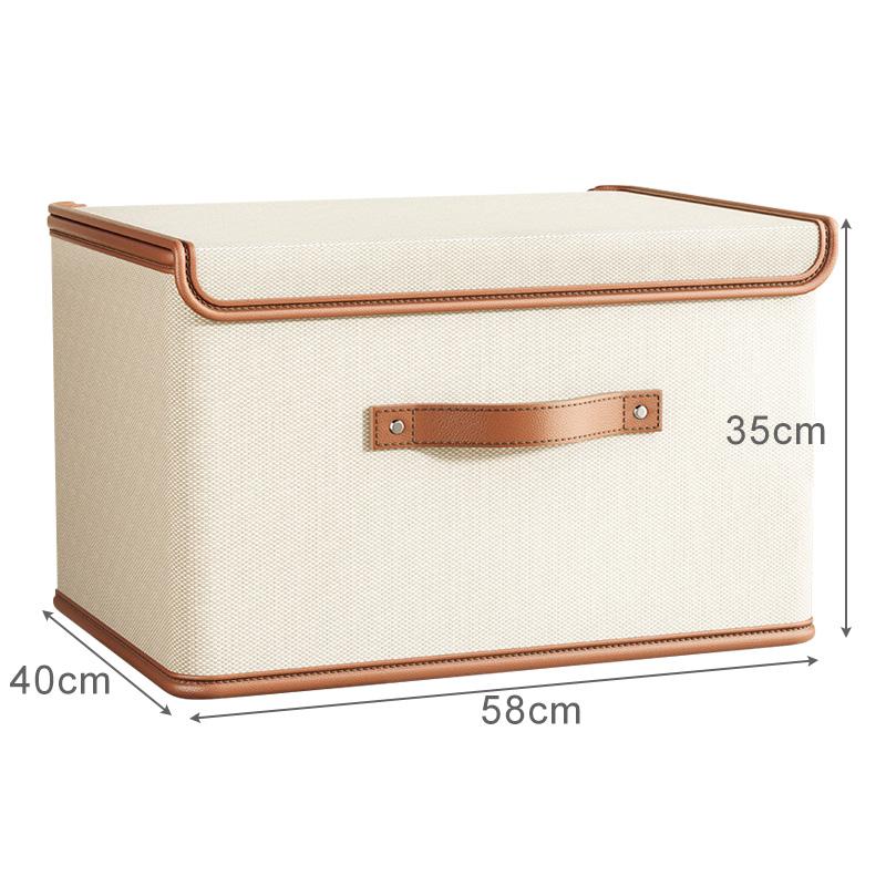 Clothes Storage Box With Lid For Household Use Wardrobe Underwear Storage Box Organizing Boxed Clothes Blankets Storage Basket