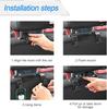 4PCS Car Back Seat Headrest Hooks, Rear Car Seat Storage Headrest Hanger Holder Hooks Organizer, Universal Auto Interior Accessories for Bag Purse