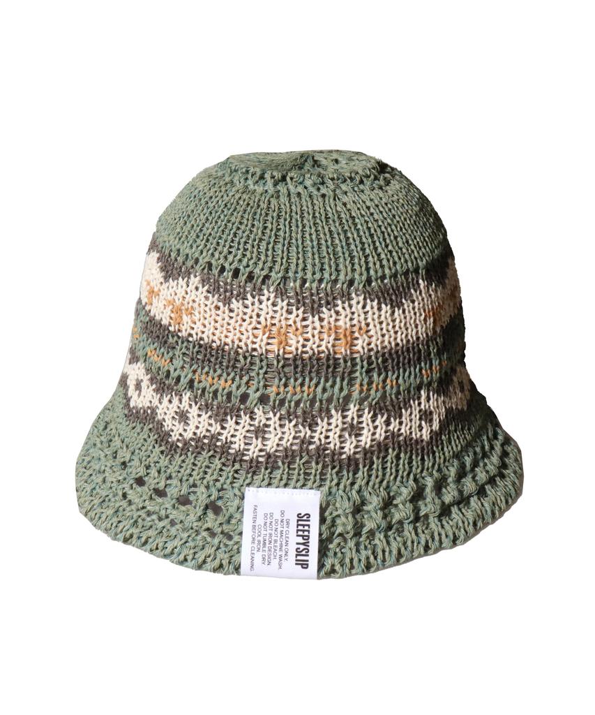 Seullipiseullib Maria Mint/White Bucket Hat