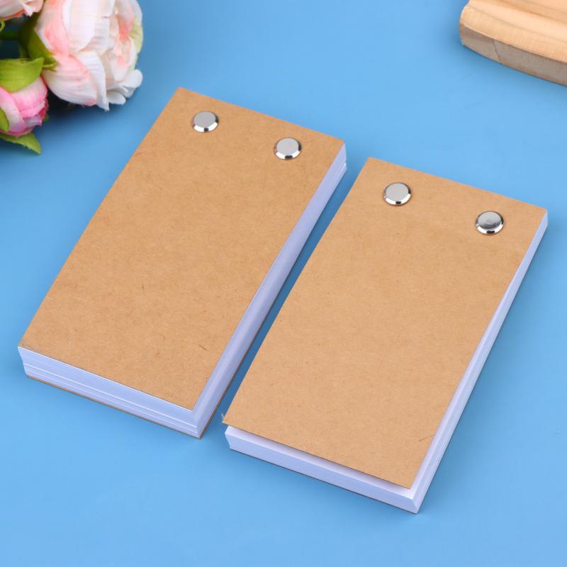 Kit Flip Book Vuoto Con 60/100 Fogli Carta per Animazione Viti per Rilegatura Flipbook Per Tavolo Luminoso a LED Disegno Schizzi