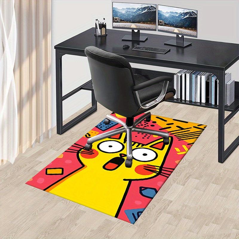 Line Kitten Office Carpet Soft Polyester Entrance Carpet Washable Non slip Machine Washable Indoor C