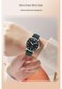 Sanda Women's Fashionable Leather & Silicone Strap Quartz Watch with Luminous Stopwatch