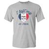 I Left My Heart In Iowa- Hometown Pride T-Shirt - Sport Grey
