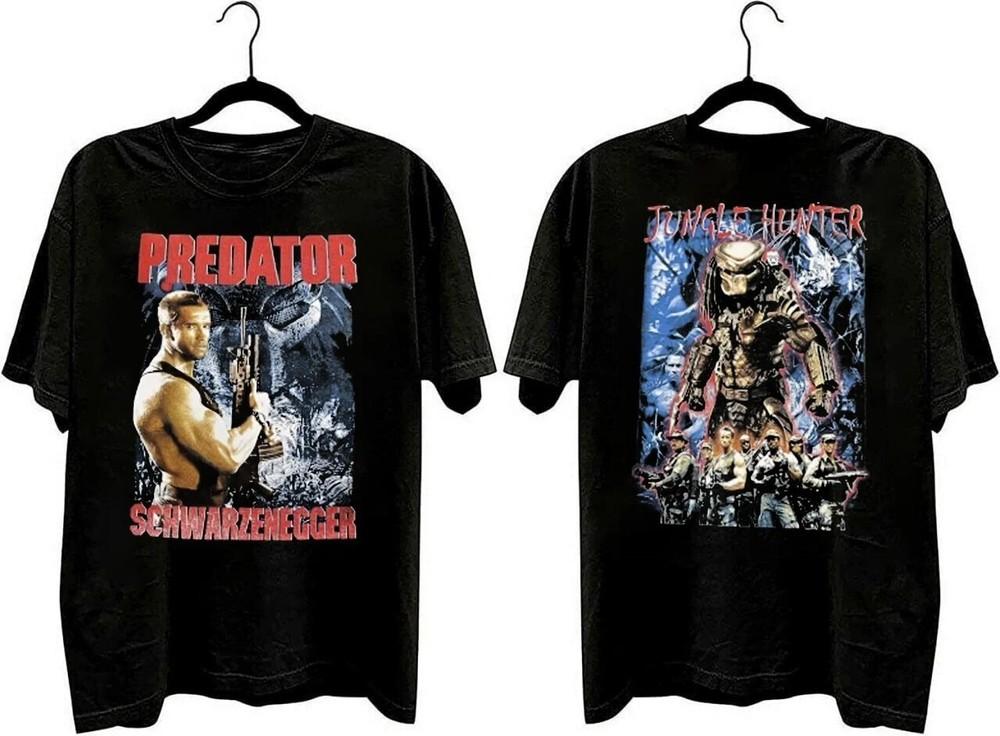 

PREDATOR movie 2 sided black short sleeve tshirt Unisex T-Shirt S