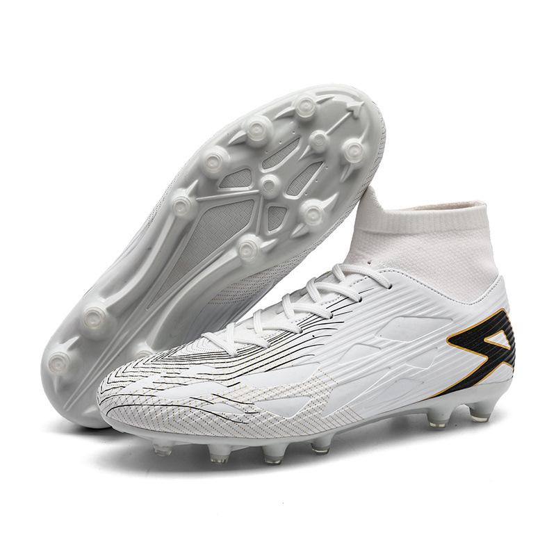 European Cup new broken nail football shoes men's high-top size youth training long nail sports shoes women