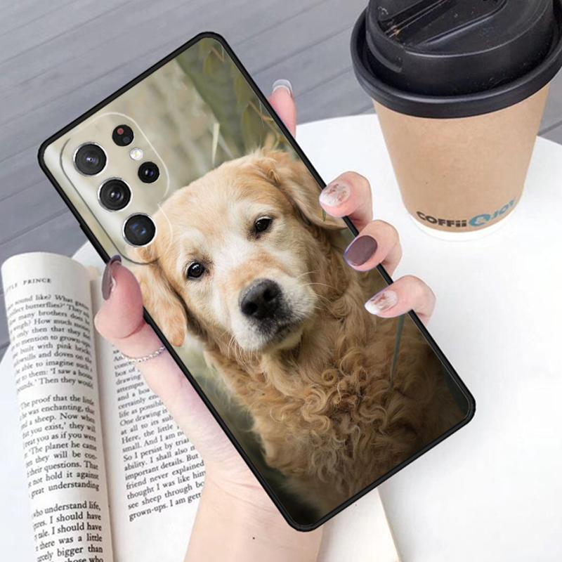 Golden Retriever Dog phone case Cover For Samsung Galaxy S24 S25 Ultra S21 S22 Ultra S10E Note 10 Plus Note 20 FE S23