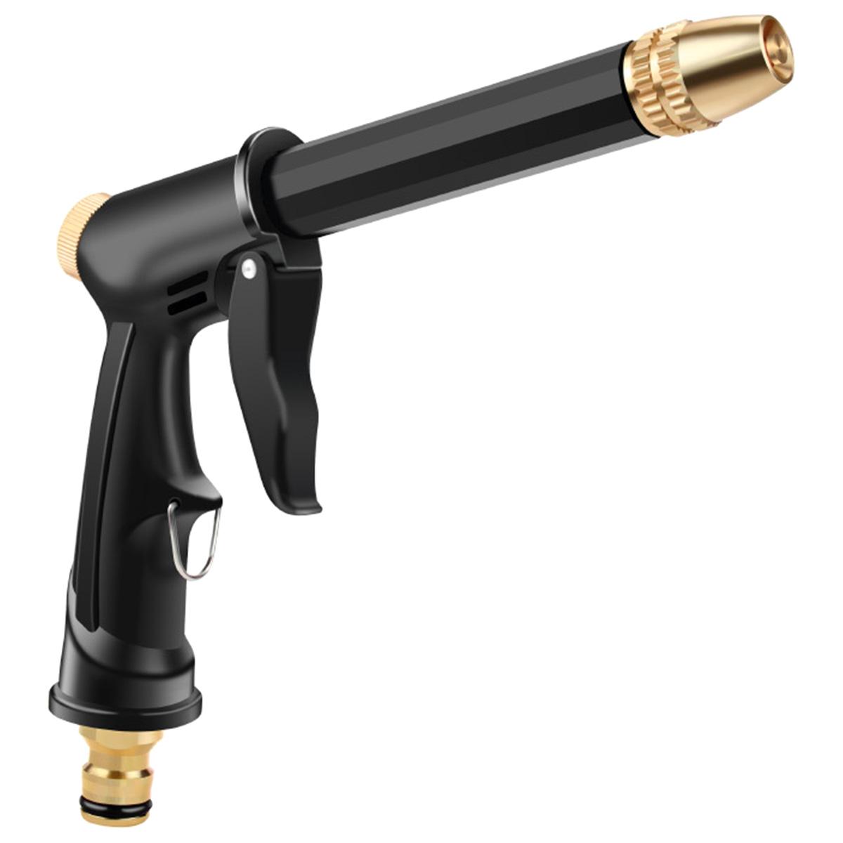 

High Pressure Water Sprayer Heavy Duty Hand-held Washer Guns Jet Garden Watering Hose Nozzle Sprinkler Car Cleaning Wash Tool чёрный