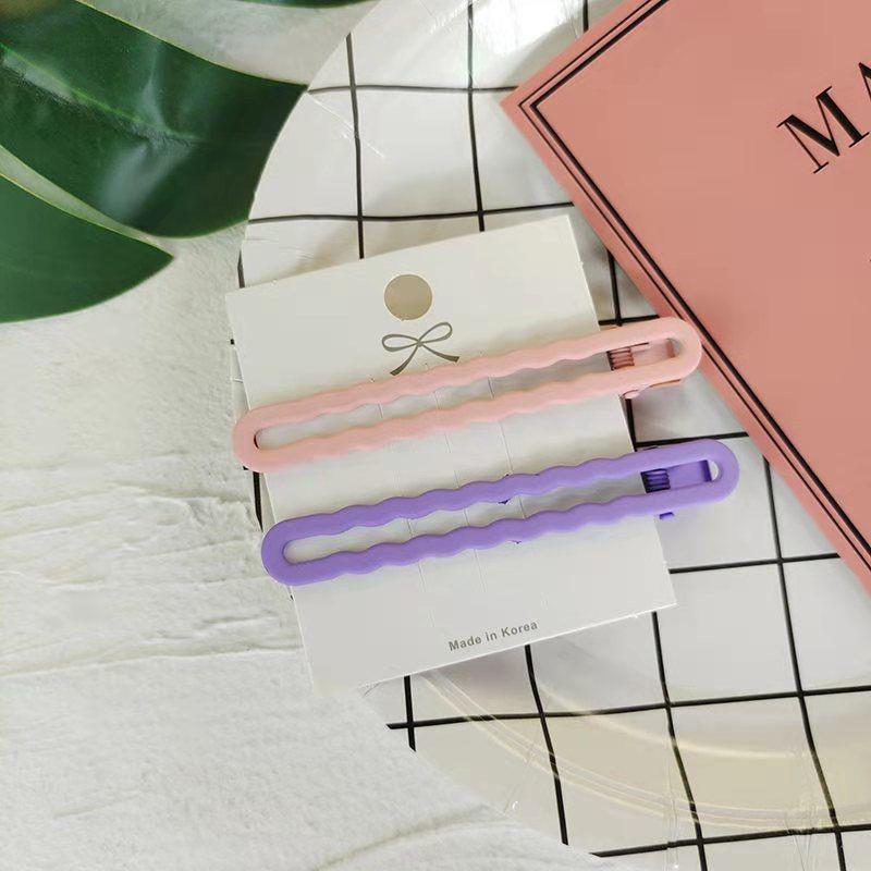 Clipsuri de păr mate Spot Morandi: Clipsuri Duckbill și agrafe Bobby pentru fete în culori macaron