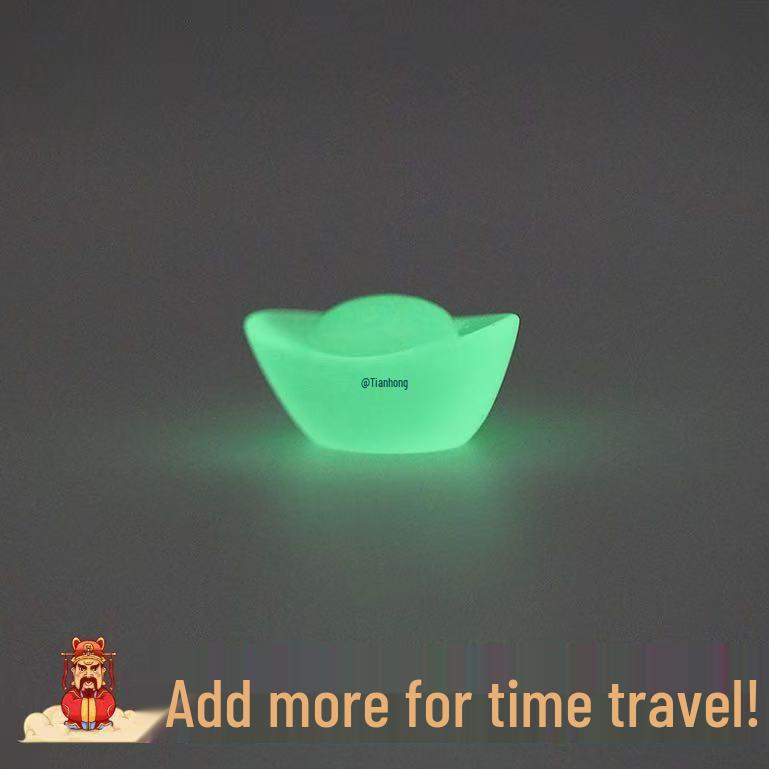 Creative Luminous Ingot Micro Landscape Desktop Ornament - Miniature Gift Decoration