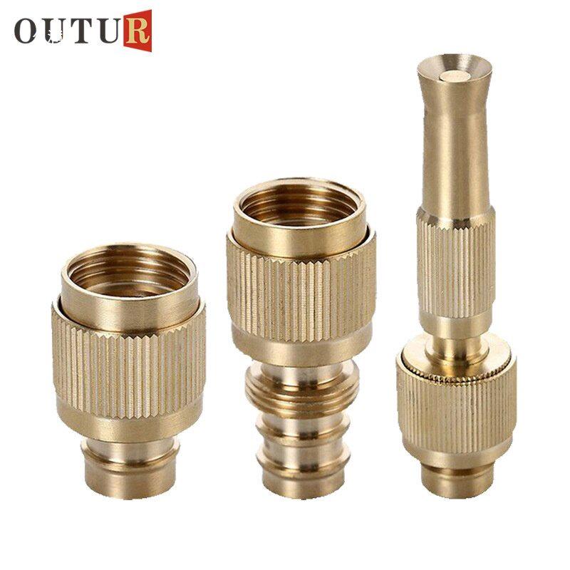 All-Copper Adjustable High-Pressure Spray Gun for Car Wash, Watering, and Floor Cleaning.