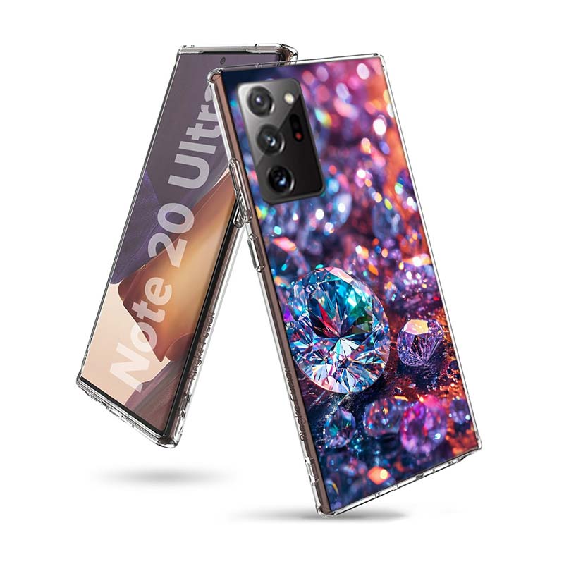Shining and Dazzling Diamond Gemstones Phone Case for Samsung A55 A35 A25 A15 A07 A05S A16 A17 A26 A36 A37 A56 A57 Galaxy Note 2
