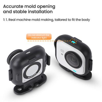 Actionkamera Ram Horisontella Vertikala Lägen Skräddarsytt Actionkamerafäste för Insta360 GO Ultra Shoot Tillbehör