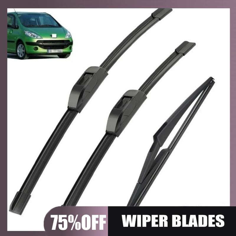 Suitable for Peugeot 1007 wiper for Peugeot 1007 wiper 2005-2011 wiper 24+18+12 чёрный