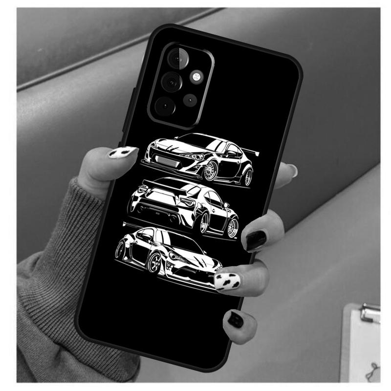 

Japan JDM Car Case For Samsung Galaxy A34 A54 A14 A06 A16 A26 A36 A56 A12 A32 A52 A13 A33 A53 A15 A35 A55 Samsung A22 4G