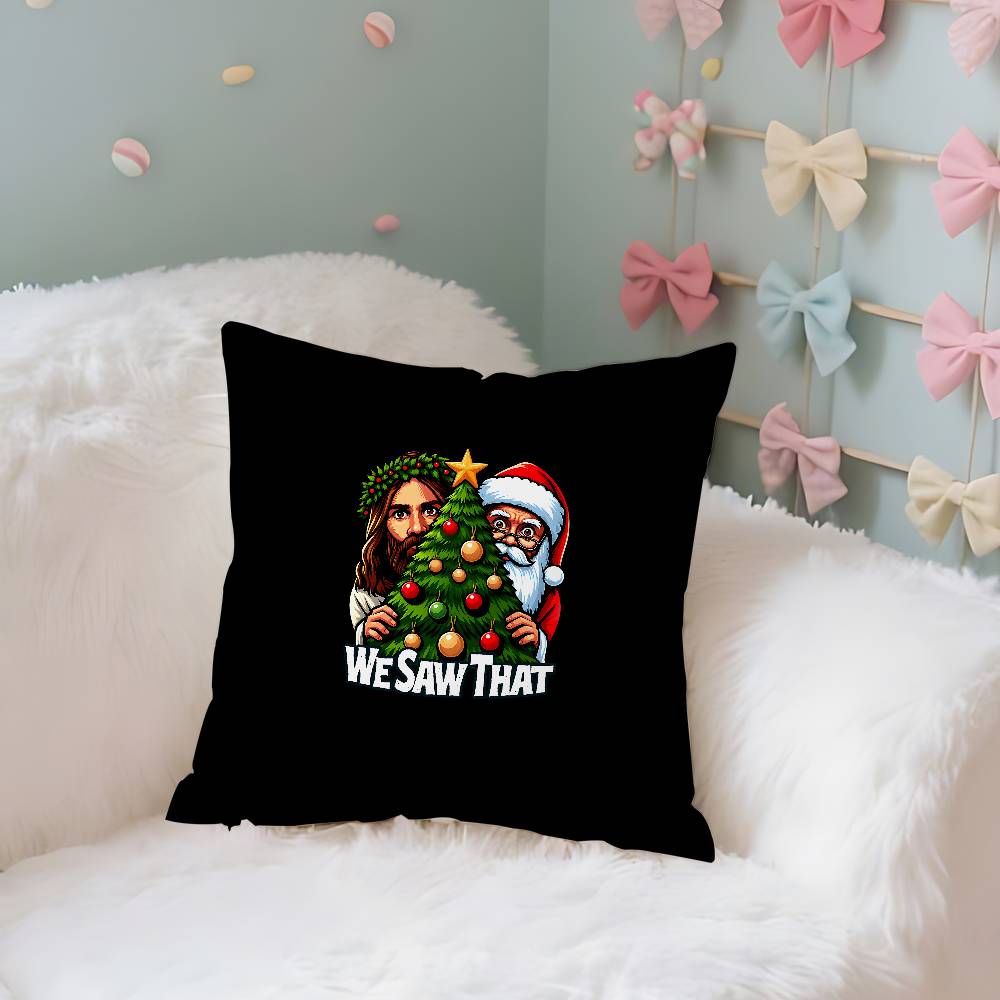 Jesus I Saw That Pillow Case Cushion Cover Soft Cute Throw Pillow Case For Car Sofa Pillowcase Polyester With Zipper