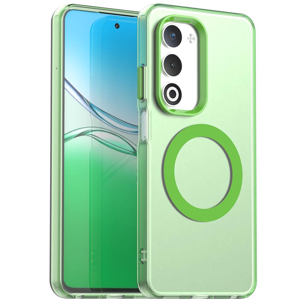 Magnetic Wireless Charging Case For OPPO A5 5G 4G Cover Candy Colors Transparent Back Shell Fundas Coque