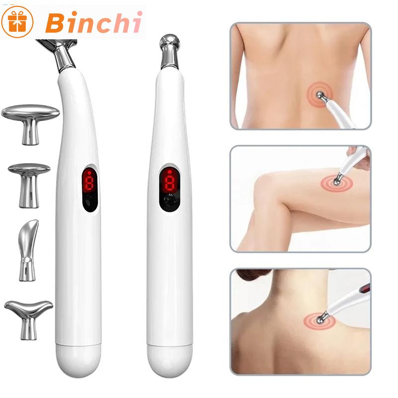 5 IN 1 Electronic Acupuncture Pen Acupuncture Point Pen Meridian Energy Meridian Pen Relief Muscle Relax USB Rechargeable