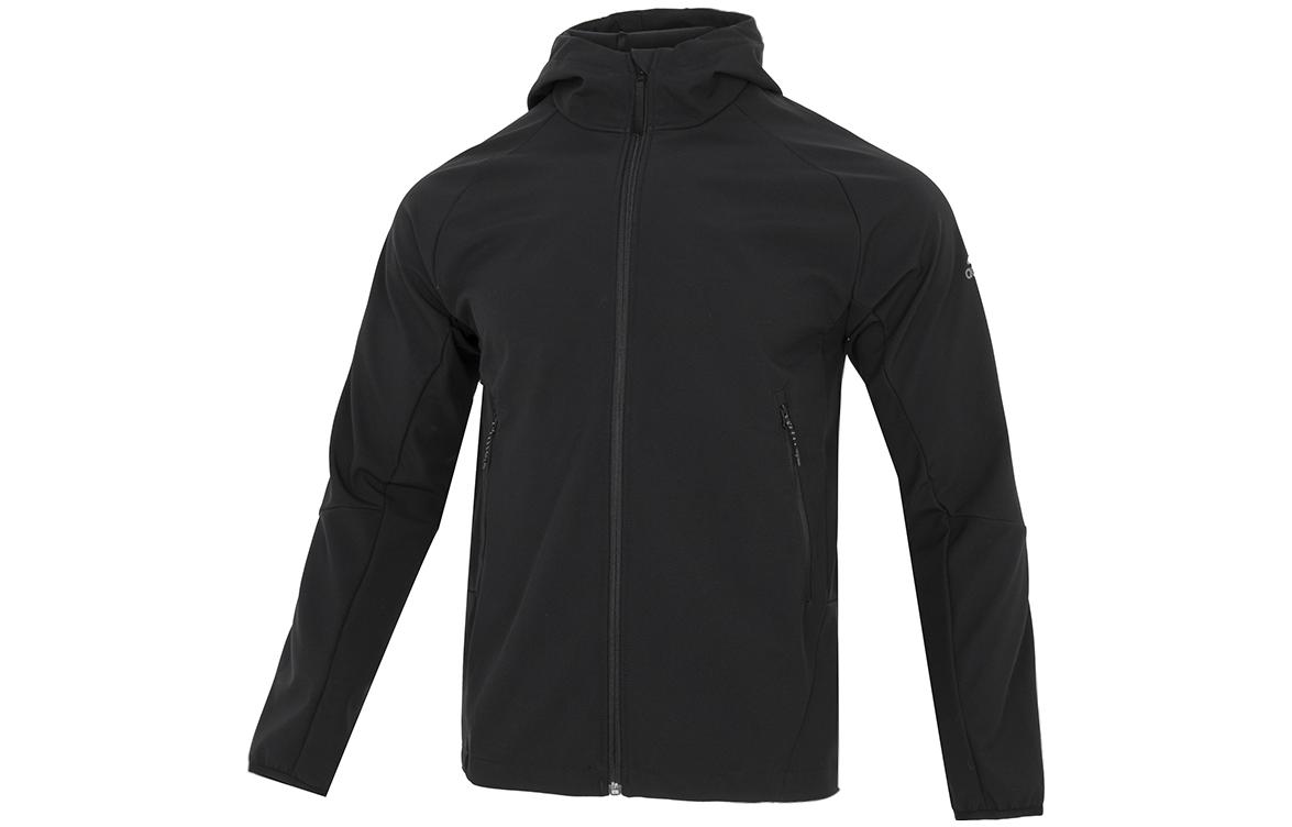 Adidas Jackets Men s Black Hooded Moderate Other HN2059 S