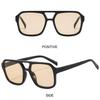 Vintage Ins Style Square Aviation Sunglasses UV400 Protection Black Shades 70 Glasses for Women & Men