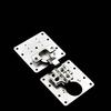 6-30pcs Cabinet Hinge Repair Plate Kits Stainless Steel Door Hinge Mounting Plate with Holes for Home Kitchen Cupboard Furniture