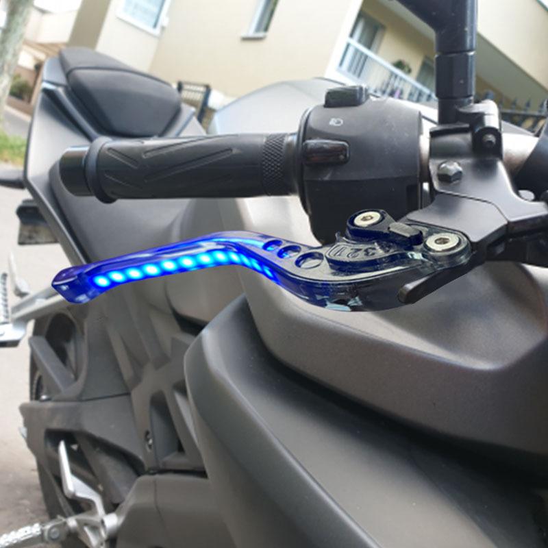 For ZX1400 ZX14R ZZR1400 GTR1400 CONCOURS Motorcycle Adjustable Always on Turn Signal Light Brake Clutch lever Handlebar