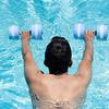 Water Dumbbell High Density EVA Foam Pool Weight Women Water Aerobic Weight Loss Floating Exercise Dumbbell Aqua Fitness Barbell