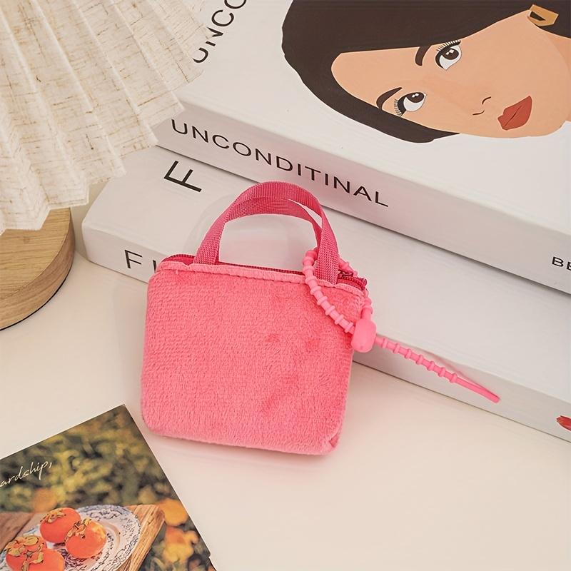 1pc Cute Mini Crossbody Bag for Women - Portable Pouch with Keychain Strap, Compact Travel Organizer 1pc