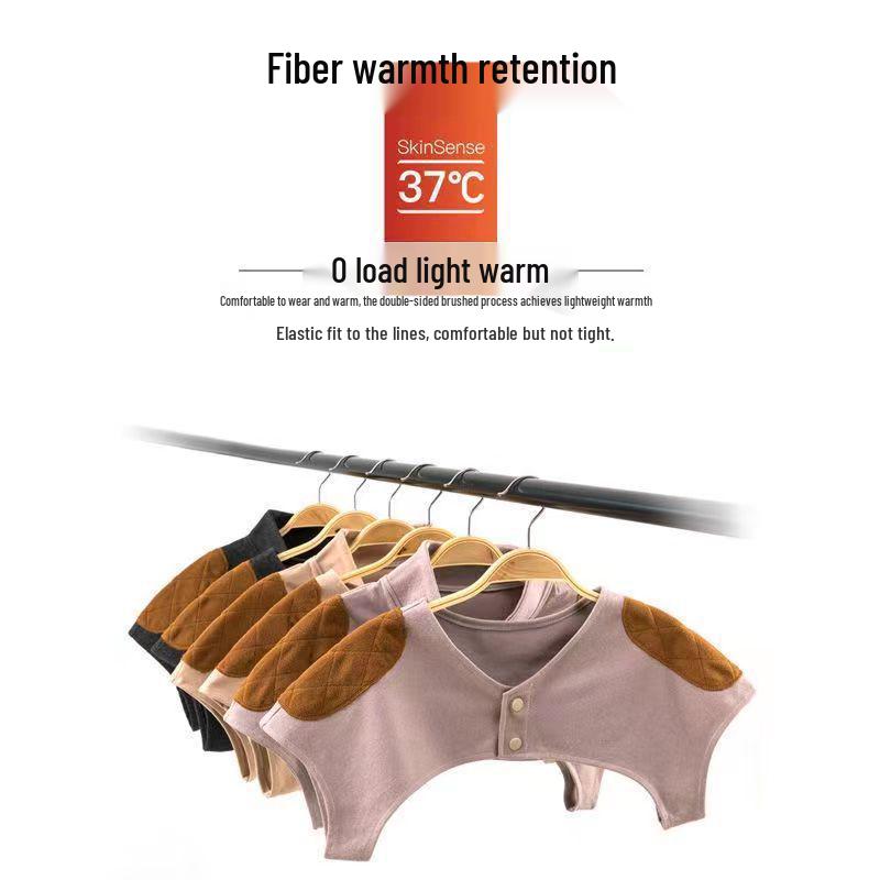Unisex Velvet Shoulder and Neck Warmer for Cold Nights and Elderly Comfort