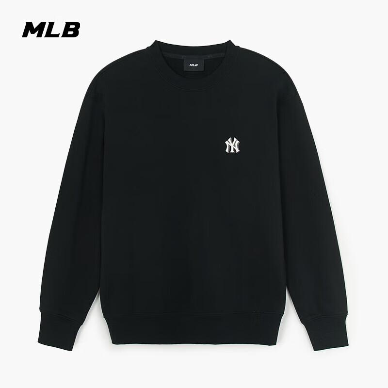 MLB Unisex New York Yankees Small Logo Crew Neck Pullover Sweatshirt